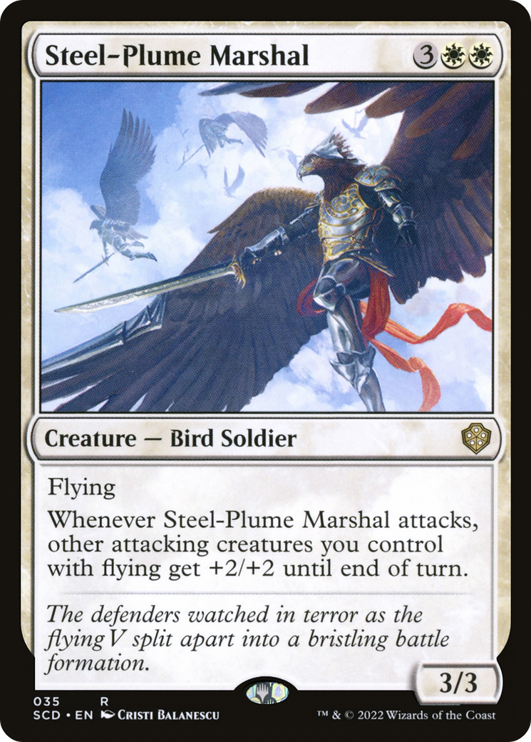 Steel-Plume Marshal [Starter Commander Decks] | Gamer Loot