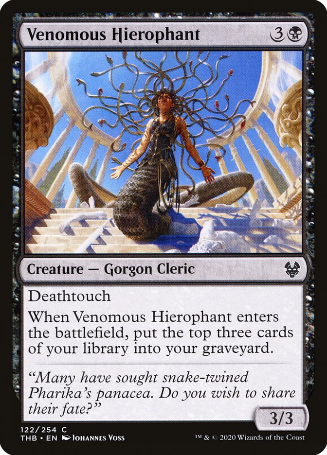 Venomous Hierophant [Theros Beyond Death] | Gamer Loot