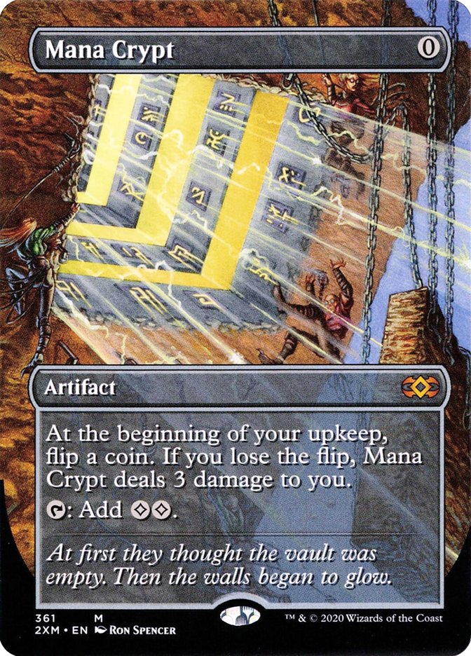 Mana Crypt (Toppers) [Double Masters Extended Art] | Gamer Loot