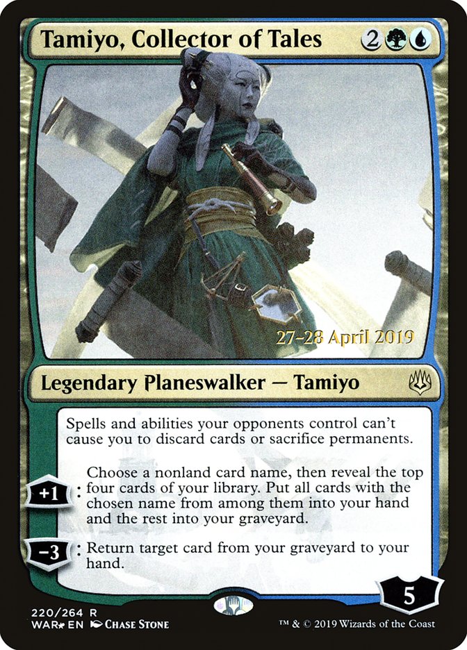Tamiyo, Collector of Tales  [War of the Spark Prerelease Promos] | Gamer Loot