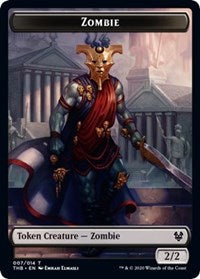 Zombie // Satyr Double-sided Token [Theros Beyond Death Tokens] | Gamer Loot