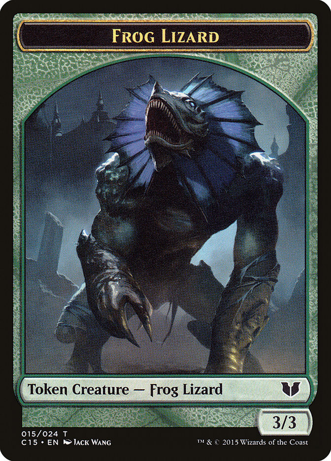 Frog Lizard // Germ Double-Sided Token [Commander 2015 Tokens] | Gamer Loot