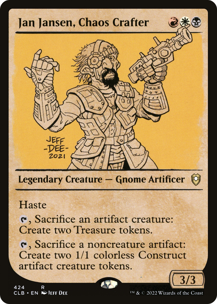 Jan Jansen, Chaos Crafter (Showcase) [Commander Legends: Battle for Baldur's Gate] | Gamer Loot