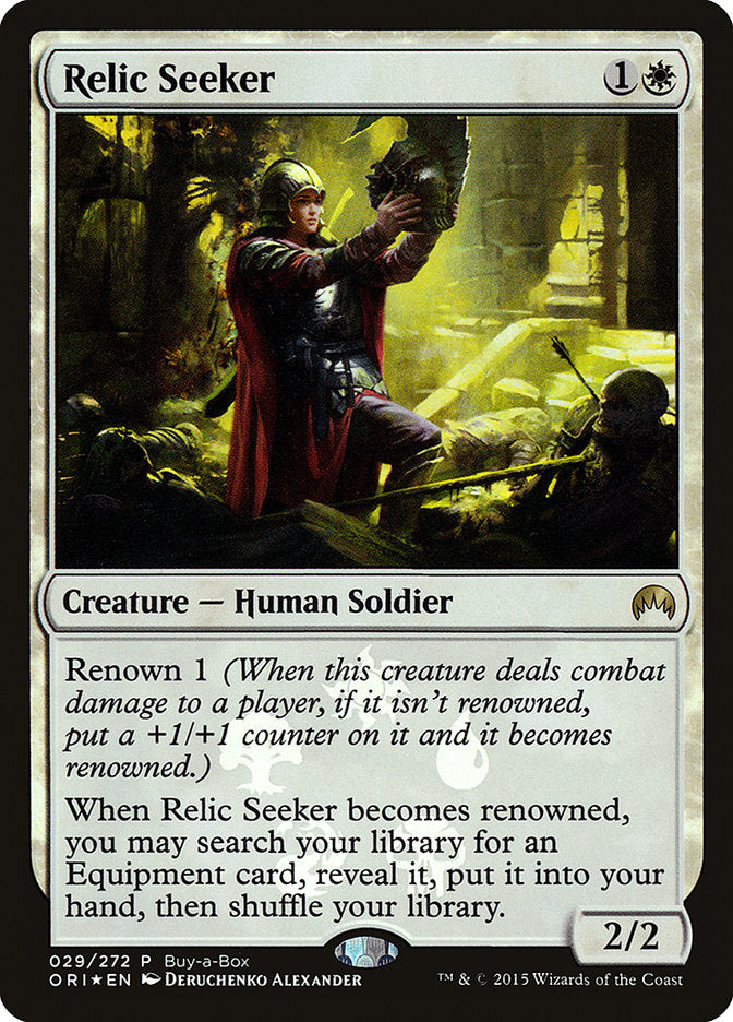 Relic Seeker (Buy-A-Box) [Magic Origins Promos] | Gamer Loot