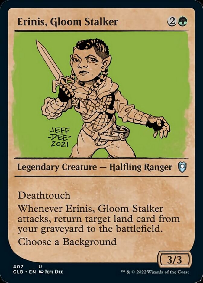 Erinis, Gloom Stalker (Showcase) [Commander Legends: Battle for Baldur's Gate] | Gamer Loot