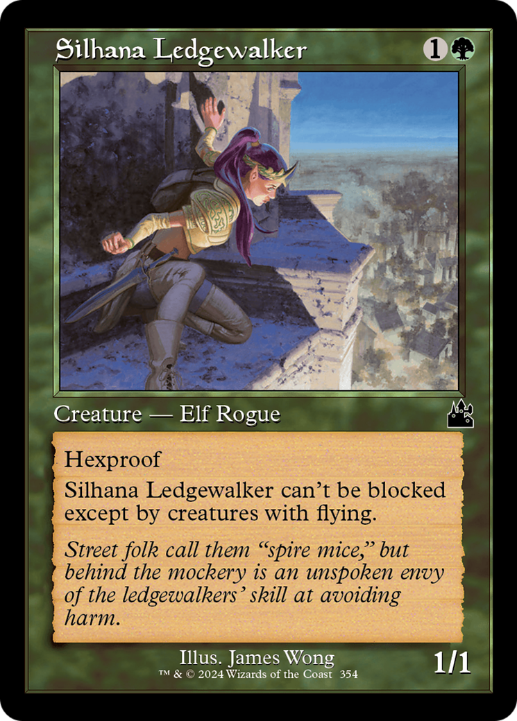 Silhana Ledgewalker (Retro Frame) [Ravnica Remastered] | Gamer Loot