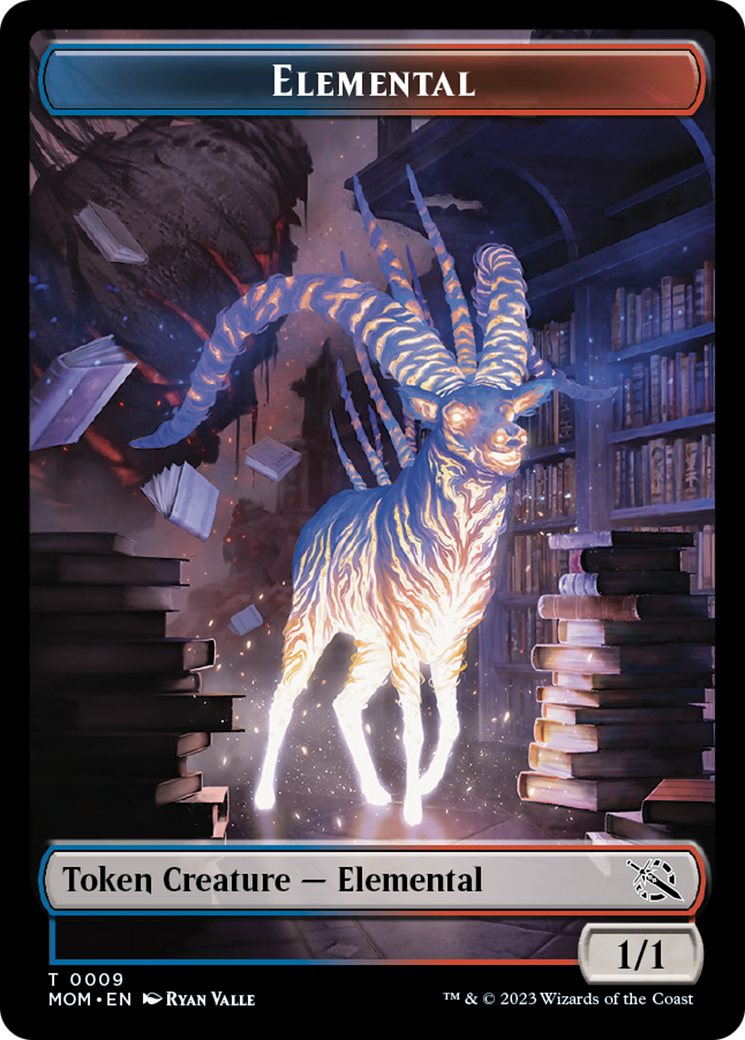 Elemental (22) // Elemental (9) Double-Sided Token [March of the Machine Commander Tokens] | Gamer Loot