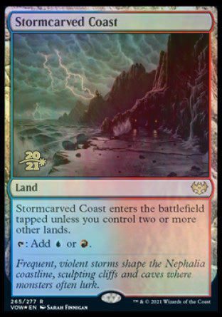 Stormcarved Coast [Innistrad: Crimson Vow Prerelease Promos] | Gamer Loot