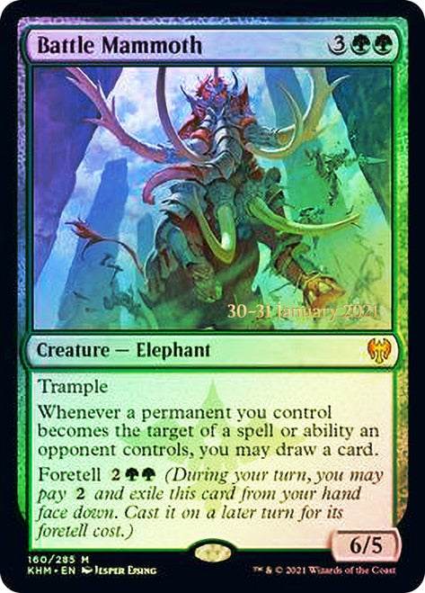 Battle Mammoth [Kaldheim Prerelease Promos] | Gamer Loot