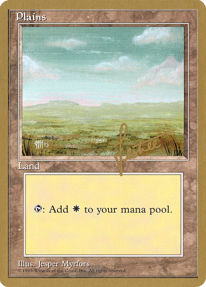 Plains (bl364) (Bertrand Lestree) [Pro Tour Collector Set] | Gamer Loot