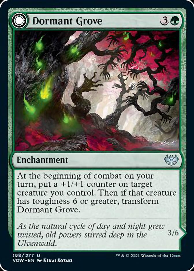 Dormant Grove // Gnarled Grovestrider [Innistrad: Crimson Vow] | Gamer Loot