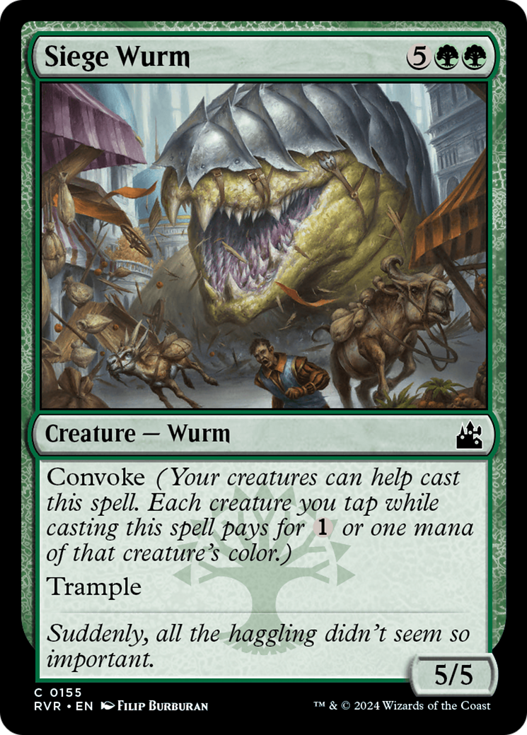 Siege Wurm [Ravnica Remastered] | Gamer Loot