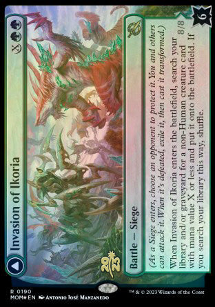 Invasion of Ikoria // Zilortha, Apex of Ikoria [March of the Machine Prerelease Promos] | Gamer Loot