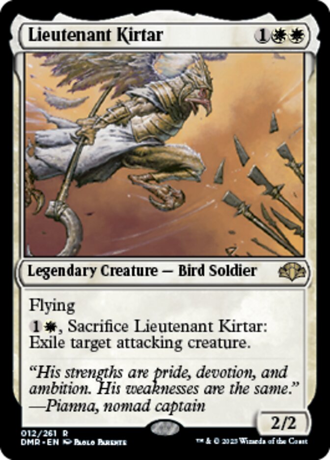 Lieutenant Kirtar [Dominaria Remastered] | Gamer Loot