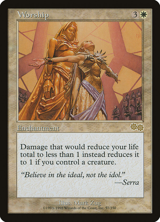 Worship [Urza's Saga] | Gamer Loot