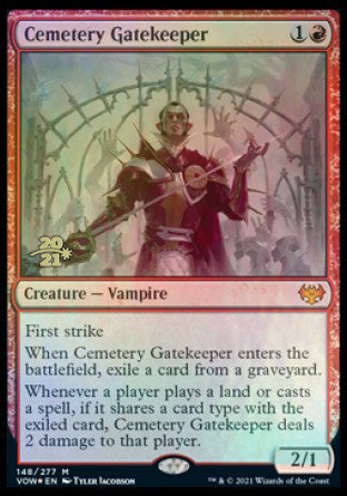 Cemetery Gatekeeper [Innistrad: Crimson Vow Prerelease Promos] | Gamer Loot