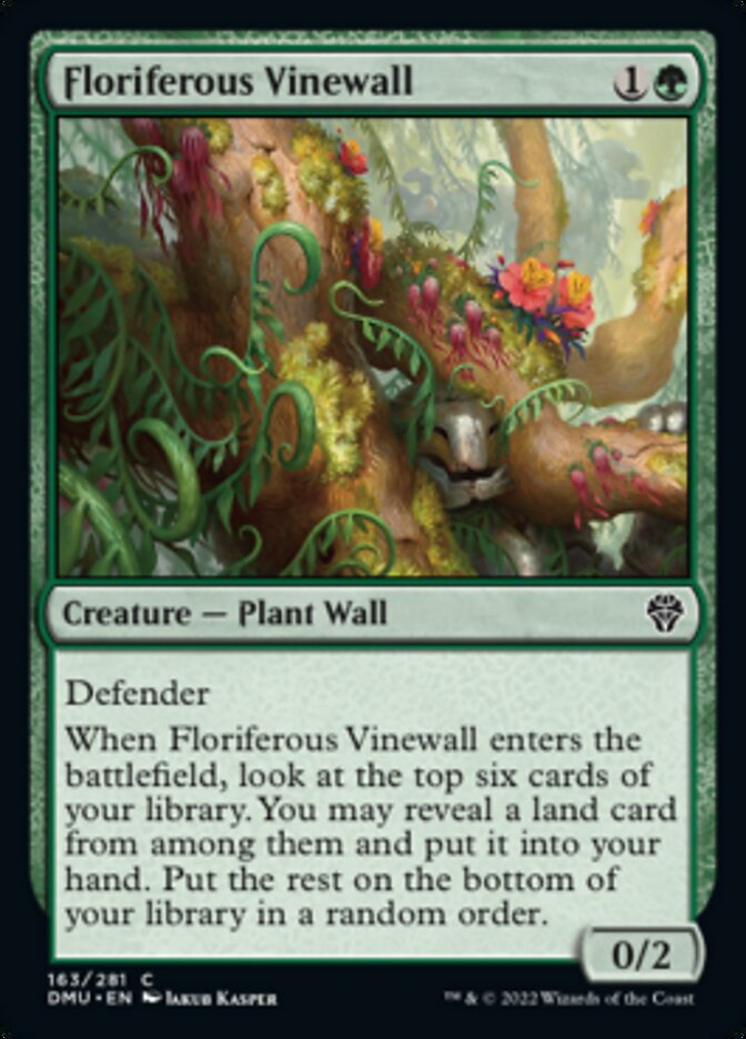 Floriferous Vinewall [Dominaria United] | Gamer Loot
