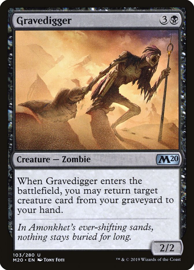 Gravedigger [Core Set 2020] | Gamer Loot