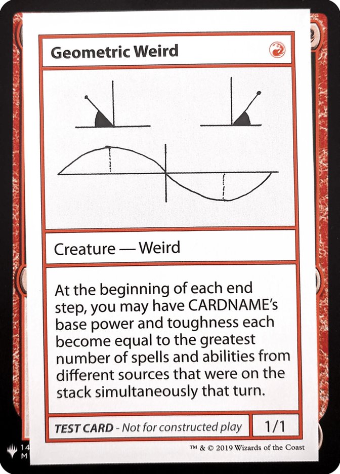 Geometric Weird [Mystery Booster Playtest Cards] | Gamer Loot