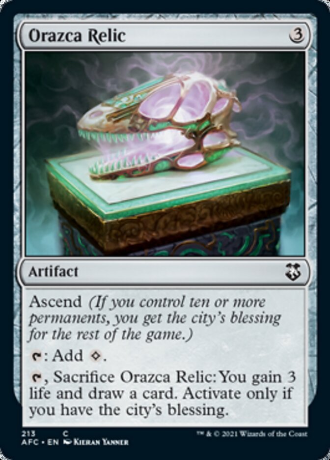 Orazca Relic [Dungeons & Dragons: Adventures in the Forgotten Realms Commander] | Gamer Loot
