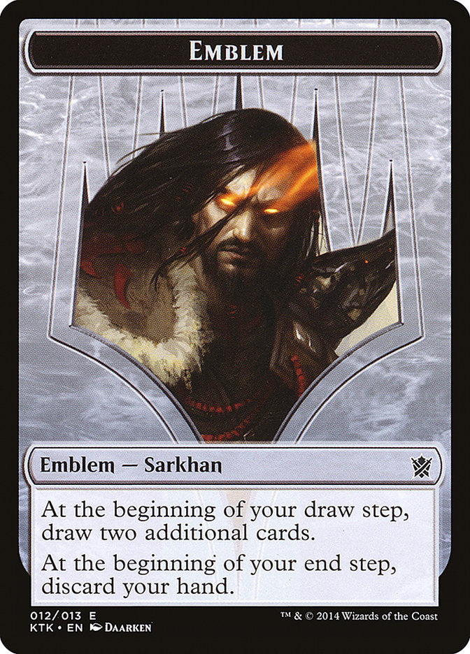 Sarkhan, the Dragonspeaker Emblem [Khans of Tarkir Tokens] | Gamer Loot