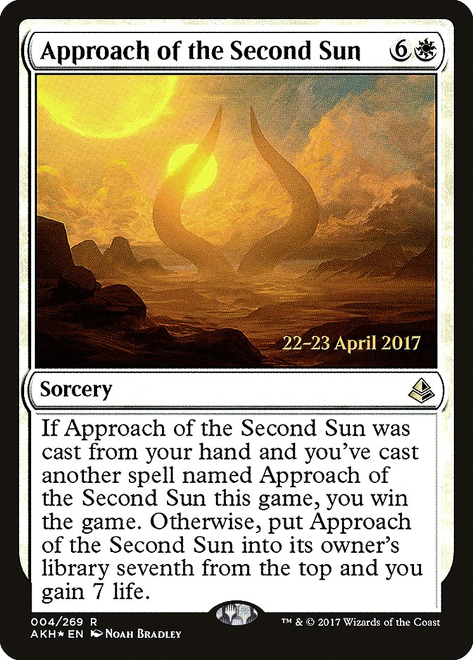 Approach of the Second Sun  [Amonkhet Prerelease Promos] | Gamer Loot