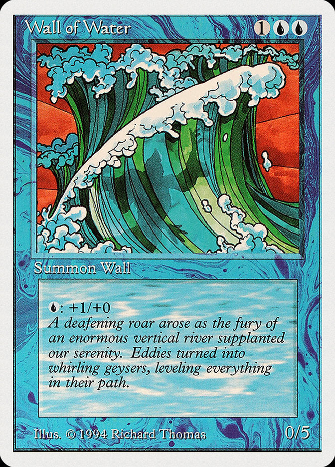 Wall of Water [Summer Magic / Edgar] | Gamer Loot