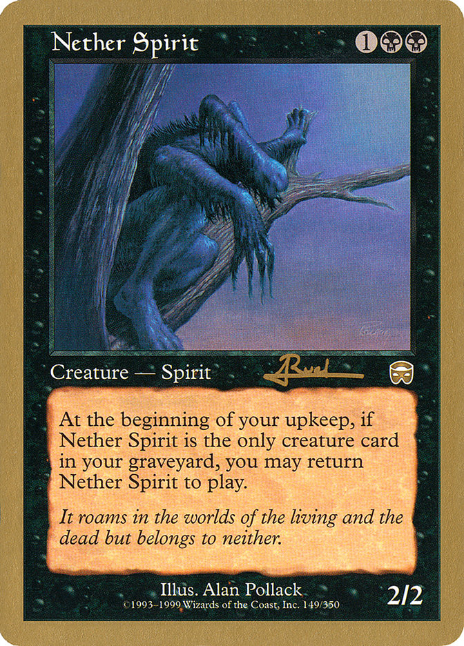 Nether Spirit (Antoine Ruel) [World Championship Decks 2001] | Gamer Loot