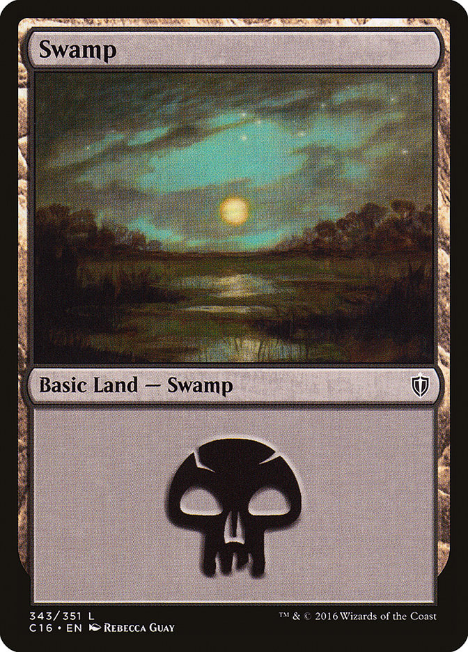 Swamp (343) [Commander 2016] | Gamer Loot