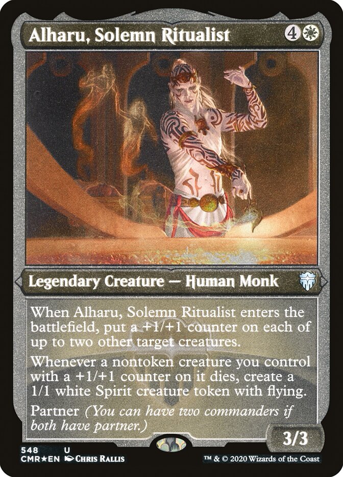 Alharu, Solemn Ritualist (Etched) [Commander Legends] | Gamer Loot