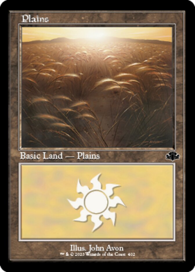 Plains (402) (Retro) [Dominaria Remastered] | Gamer Loot