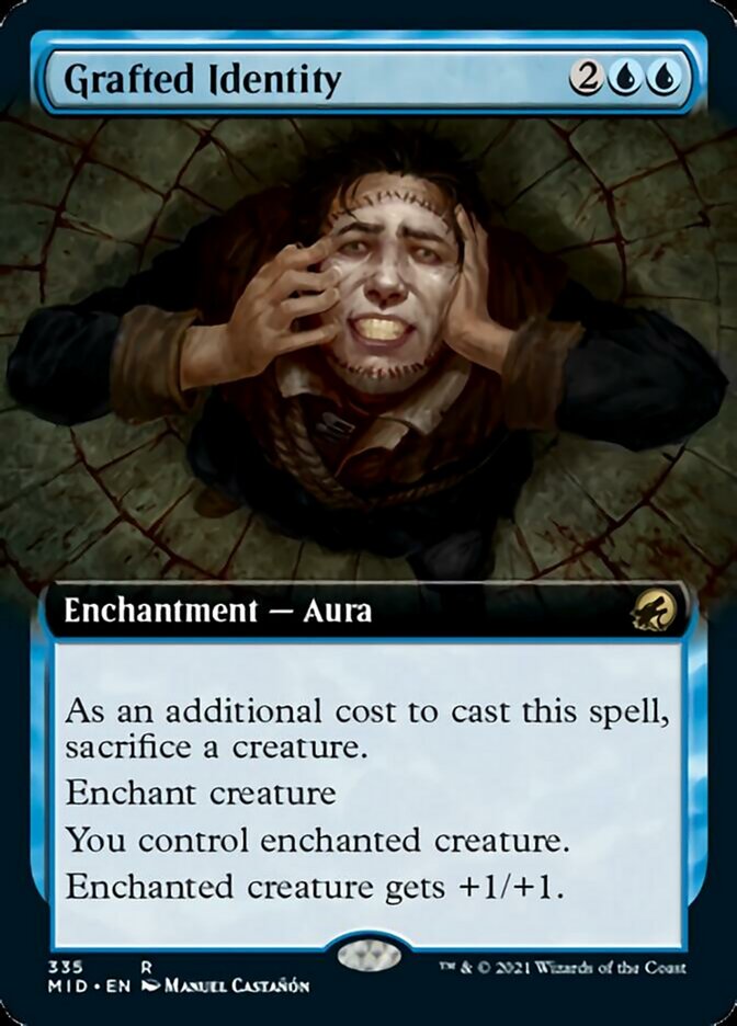 Grafted Identity (Extended) [Innistrad: Midnight Hunt] | Gamer Loot