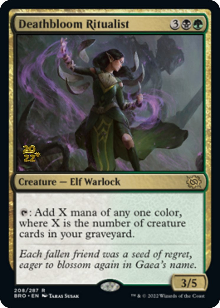 Deathbloom Ritualist [The Brothers' War: Prerelease Promos] | Gamer Loot