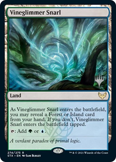 Vineglimmer Snarl (Promo Pack) [Strixhaven: School of Mages Promos] | Gamer Loot