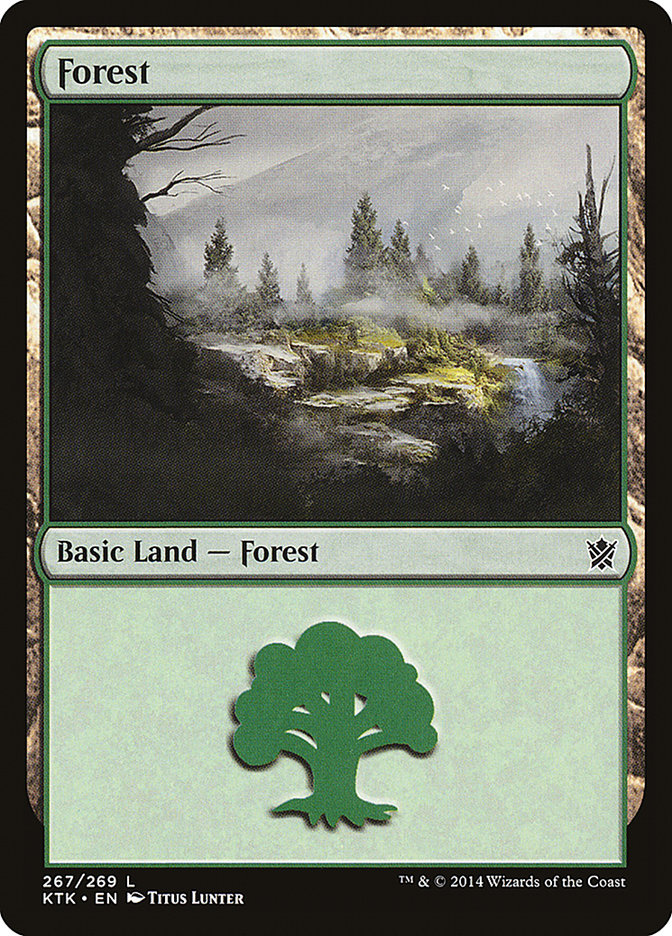 Forest (267) [Khans of Tarkir] | Gamer Loot