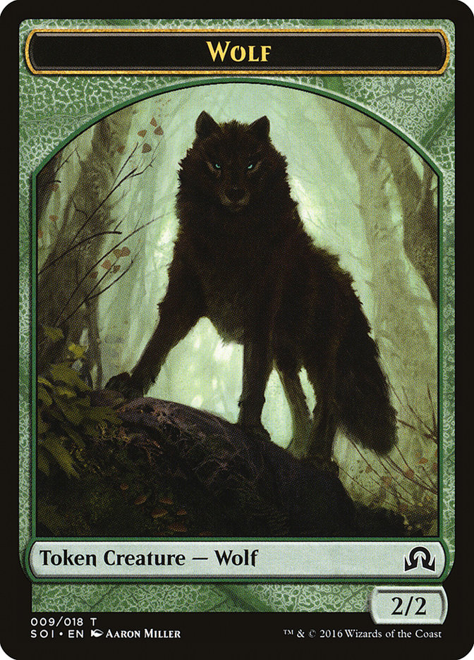 Wolf [Shadows over Innistrad Tokens] | Gamer Loot