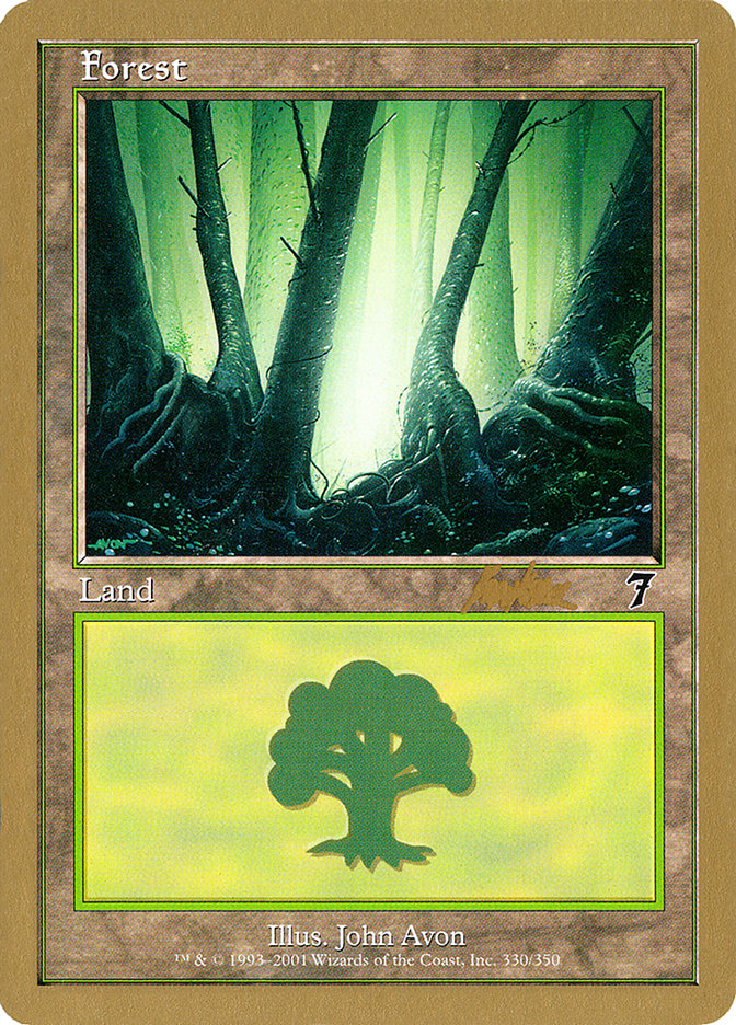 Forest (bk330) (Brian Kibler) [World Championship Decks 2002] | Gamer Loot