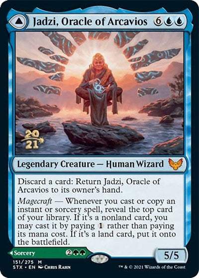 Jadzi, Oracle of Arcavios // Journey to the Oracle [Strixhaven: School of Mages Prerelease Promos] | Gamer Loot