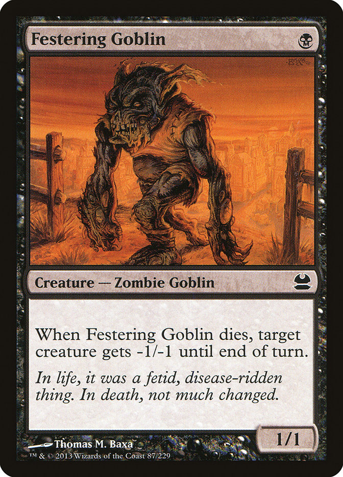 Festering Goblin [Modern Masters] | Gamer Loot