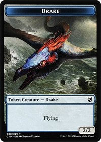 Drake // Human Double-sided Token [Commander 2019 Tokens] | Gamer Loot