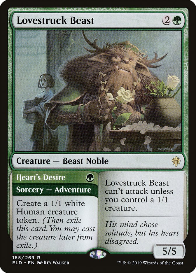 Lovestruck Beast // Heart's Desire [Throne of Eldraine] | Gamer Loot