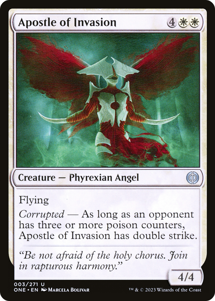 Apostle of Invasion [Phyrexia: All Will Be One] | Gamer Loot