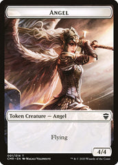 Angel // Elf Warrior Token [Commander Legends Tokens] | Gamer Loot