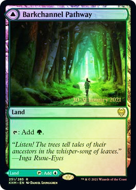 Barkchannel Pathway // Tidechannel Pathway [Kaldheim Prerelease Promos] | Gamer Loot