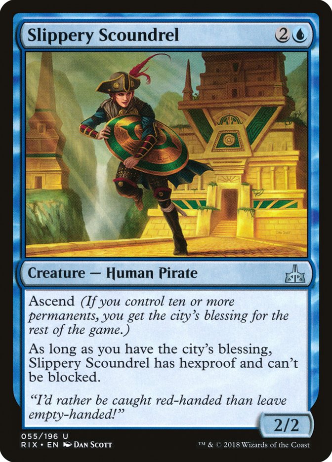 Slippery Scoundrel [Rivals of Ixalan] | Gamer Loot