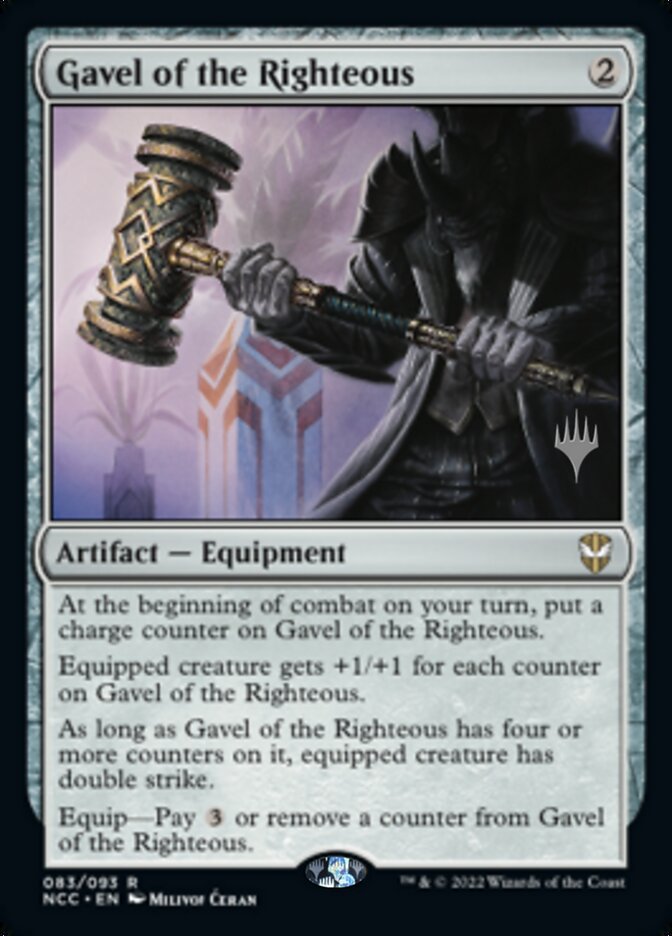 Gavel of the Righteous (Promo Pack) [Streets of New Capenna Commander Promos] | Gamer Loot