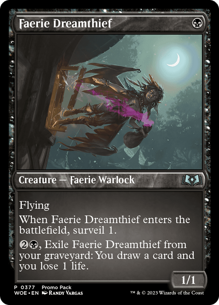 Faerie Dreamthief (Promo Pack) [Wilds of Eldraine Promos] | Gamer Loot