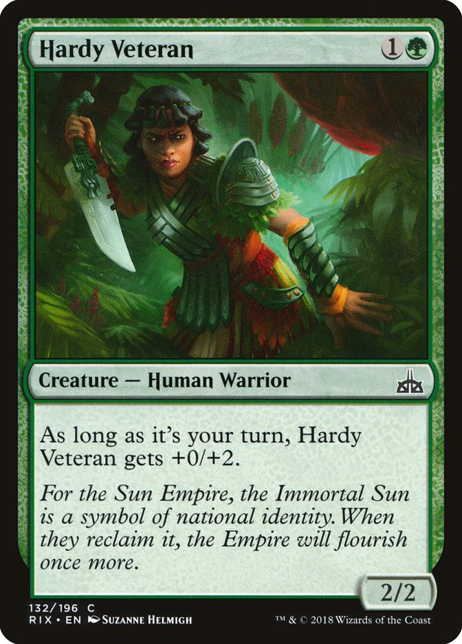 Hardy Veteran [Rivals of Ixalan] | Gamer Loot