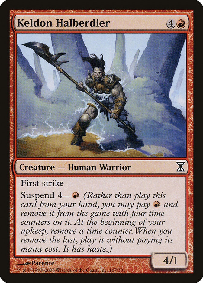 Keldon Halberdier [Time Spiral] | Gamer Loot