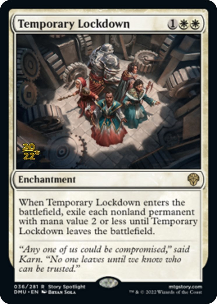 Temporary Lockdown [Dominaria United Prerelease Promos] | Gamer Loot